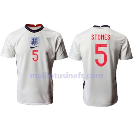 Maillot de Foot Angleterre Stones 5 Domicile UEFA EURO 2020 Maillot de Foot Angleterre Stones 5 Domicile UEFA EURO 2020